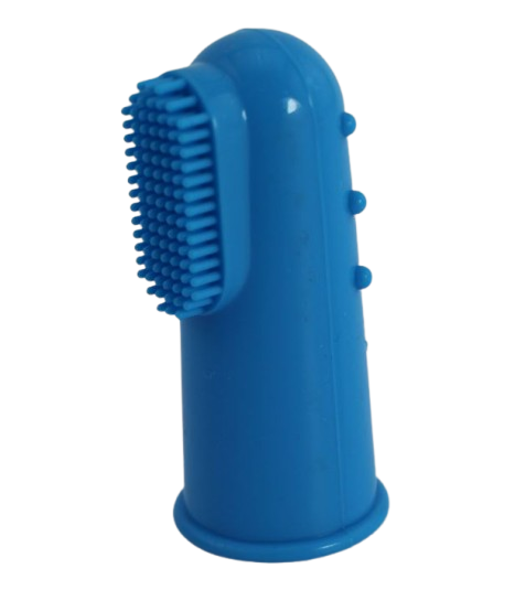 Brosse à Dents en Silicone Naturel pour Doigt pour Animaux de Compagnie