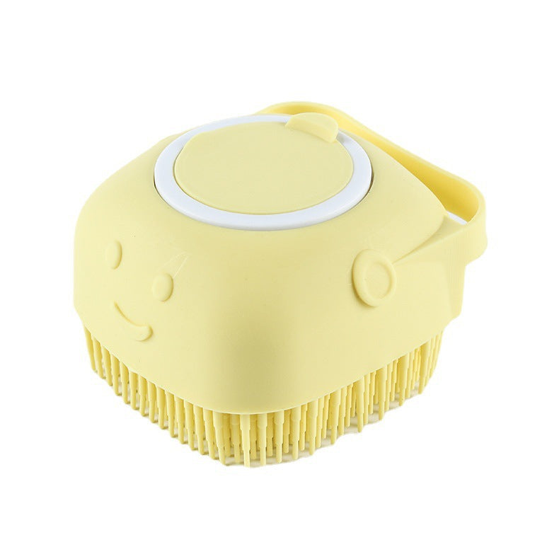 Brosse de Douche en Silicone et Shampooing