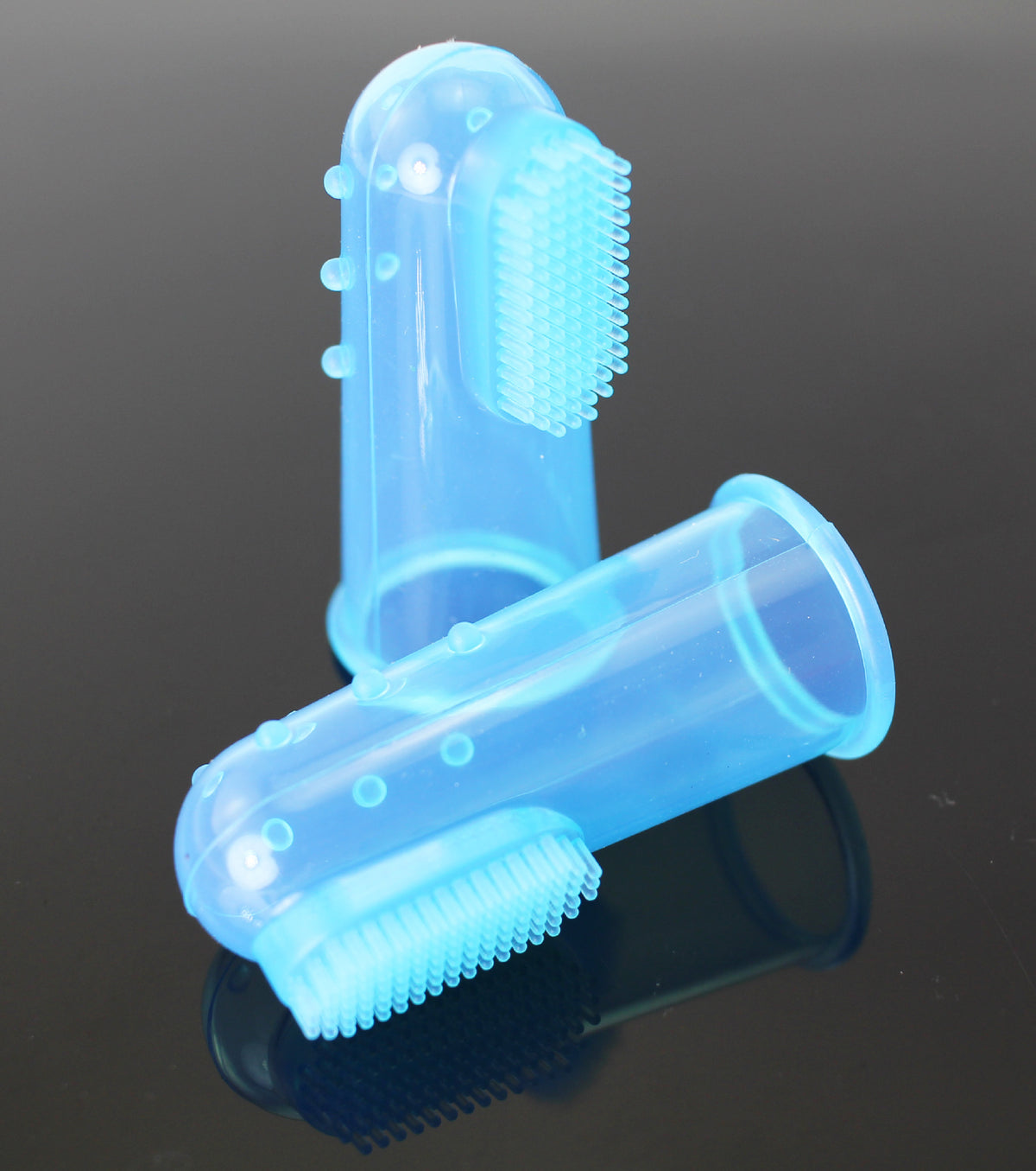 Brosse à Dents en Silicone Naturel pour Doigt pour Animaux de Compagnie