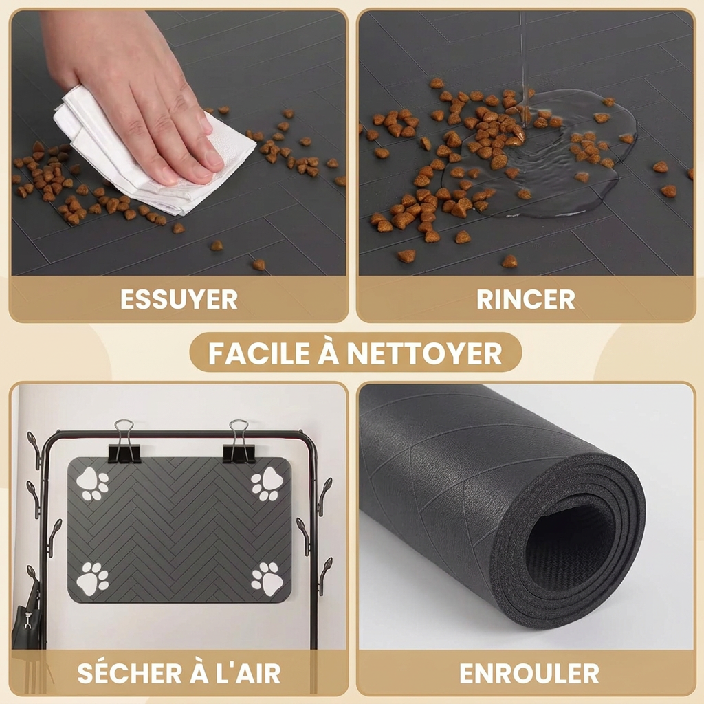 Tapis de Nourriture pour Animaux