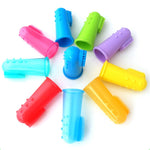 Brosse à Dents en Silicone Naturel pour Doigt pour Animaux de Compagnie