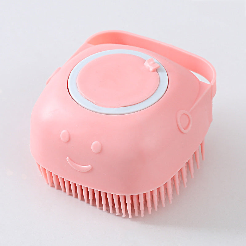 Brosse de Douche en Silicone et Shampooing